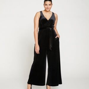 Universal Standard Midnight Velvet Jumpsuit